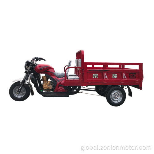 Reliable Fuel Powered Tricycle Small dual seat fuel motor tricycle Factory